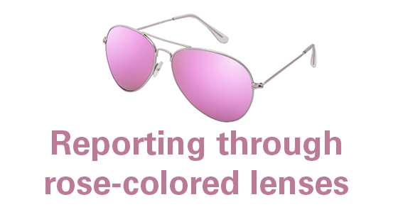 rose-colored lenses